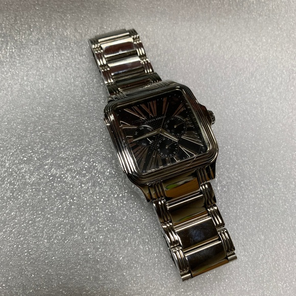 NEW Joseph Abboud Men's Square-Face Steel Watch - Picture 4 of 6